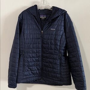 Patagonia Women's Dark Blue Puffer Jacket